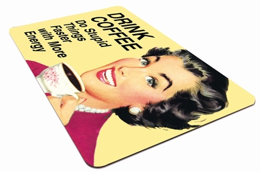 FR�HST�CKSBRETTCHEN - DRINK COFFEE - DO STUPID THINGS FASTER WITH auf einer Berlin Wunschliste / Geschenkidee