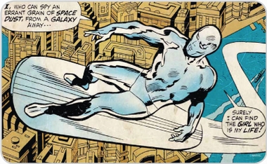 FR�HST�CKSBRETTCHEN - SILVER SURFER MARVEL auf einer Berlin Wunschliste / Geschenkidee