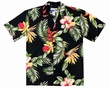 ORIGINAL HAWAIIHEMD - ORCHID PARADISE BLACK - WAIMEA CASUAL