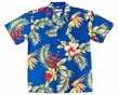 ORIGINAL HAWAIIHEMD - ORCHID PARADISE BLUE - WAIMEA CASUAL