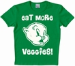 LOGOSHIRT - LOONEY TUNES - EAT MORE VEGGIES SHIRT - GR�N