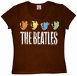 LOGOSHIRT - THE BEATLES HEADS VINTAGE - GIRL SHIRT