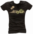 CHILLED BEACH - GIRL SHIRT SCHWARZ
