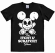 LOGOSHIRT - ITCHY UND SCRATCHY SCHWARZ - SHIRT