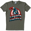LOGOSHIRT - CAPTAIN AMERICA SHIRT - MARVEL - GRAU