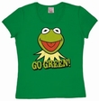 LOGOSHIRT - MUPPETS KERMIT GO GREEN - GIRL SHIRT