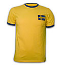 SCHWEDEN RETRO TRIKOT KURZARM