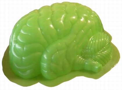 PUDDING GEHIRN FORM ZOMBIE - BRAIN MOLD auf einer Hamburg Wunschliste / Geschenkidee