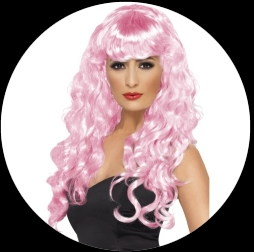 Sexy Sirenen Per�cke Rosa - Klicken f�r gr�ssere Ansicht