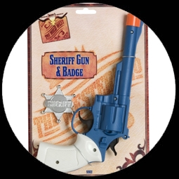 Sheriff Set - Pistole und Sheriffstern - Klicken f�r gr�ssere Ansicht