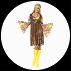 Hippie Kost�m Damen - 1960s Groovy Lady