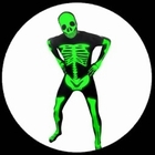 Morphsuit - Leucht Skelett - Ganzk�rperanzug - Glow in the dark
