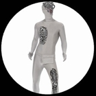 Roboter Kost�m - Ganzk�rper Overall