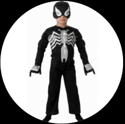 Schwarzes Spiderman Kinder Kost�m - Black Spiderman - Klicken f�r gr�ssere Ansicht