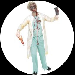Zombie Doktor Kost�m - Klicken f�r gr�ssere Ansicht