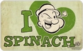 Fr�hst�cksbrettchen - Popeye I love Spinach