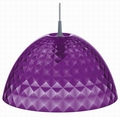 PENDELLEUCHTE STELLA M - KOZIOL - TRANSPARENT VIOLETT