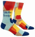 Cool-Ass Grandpa - M�nnersocken Blue Q
