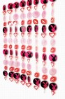 PLAYBOY DOORCURTAIN PINK-SCHWARZ