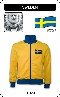  x SCHWEDEN RETRO FUSSBALLJACKE