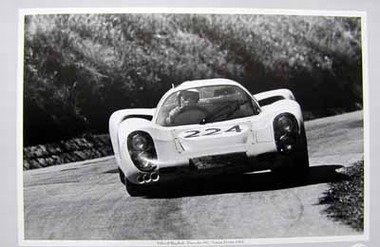 ELFORD/MAGLIOLI, PORSCHE 907, TARGA FLORIO 1968. POSTER