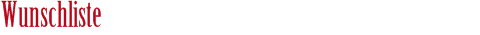 Wunschliste