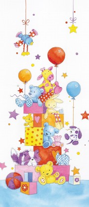 Little Friends - Kinderzimmer T�rtapete  - Klicken f�r gr�ssere Ansicht