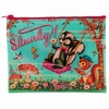 SKUNKY - ZIPPER TASCHE BLUE Q